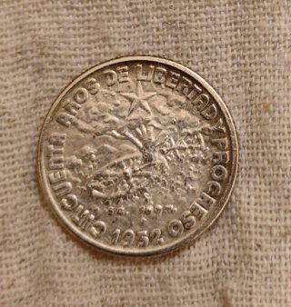 Monete d'argento Cuba e USA 1933-1952 Peso maschio