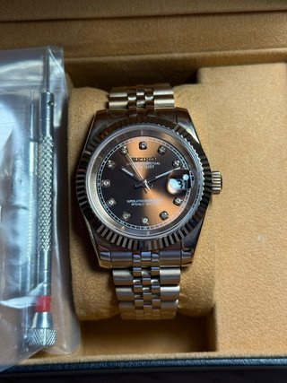 Seiko Mod Datejust RoseGold 39mm