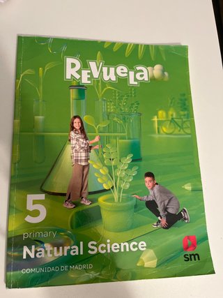Libro Natural Science, Revuela. Quinto primaria.