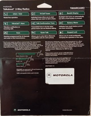 Walkie Talkie Motorola Camuflaje