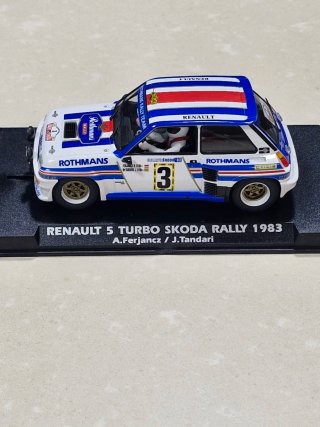 Scalextric Renault 5 Turbo Rothmans fly