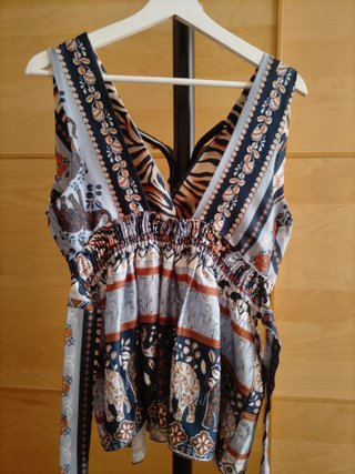 Top donna taglia unica fantasia