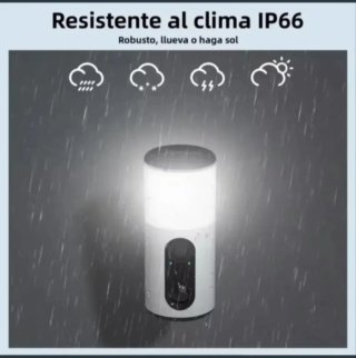 2 Cámaras Vigilancia Foco Solar Wifi 128GB