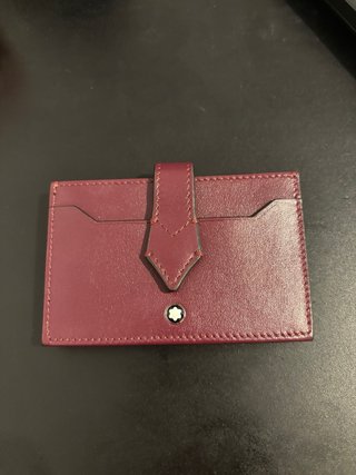 Porta carte Montblanc Meisterstück 5cc Rosa.