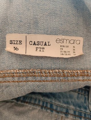 Peto vaquero pantalón corto Esmara