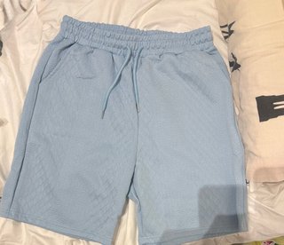 Conjunto tela lino verano azul M