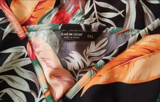 Mono SHEIN CURVE flores Talla 0XL