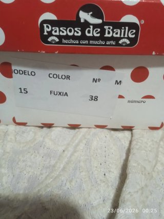 Zapatos de baile Pasos de Baile talla 38