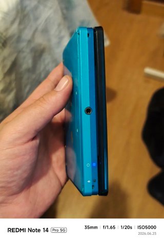 Nintendo 3DS blu acqua+caricatore+pennino