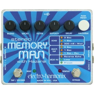 Electro-Harmonix Stereo Memory Man with hazarai.