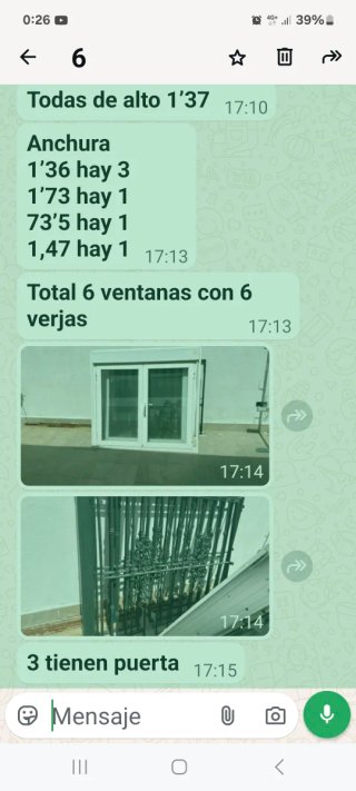 Ventanas de aluminio blancas
