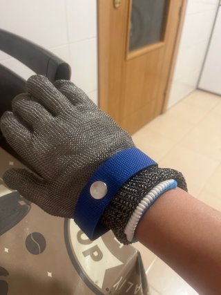 Guante Antirrobo Malla Metálica