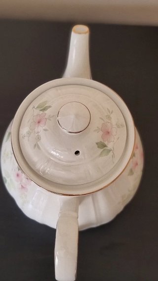 Tetera Sadler Vintage Porcelana Flores Rosas