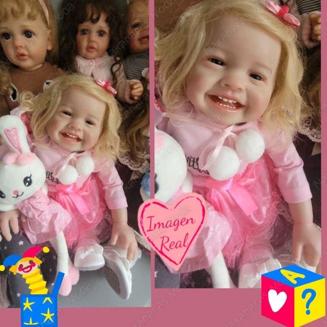 Muñeca reborn bebé silicona