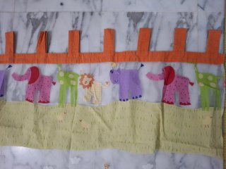 Funda nórdica y cortinas infantiles animales