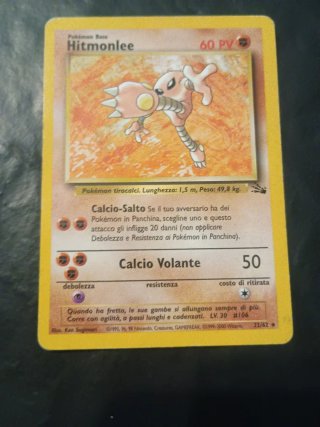 Hitmonlee 22/62 Fossil ita