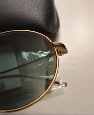 Gafas Ray-Ban Doradas Lentes Verdes