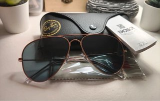 Gafas Ray-Ban Doradas Lentes Verdes