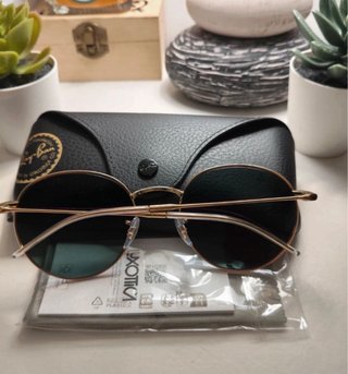 Gafas Ray-Ban Doradas Lentes Verdes