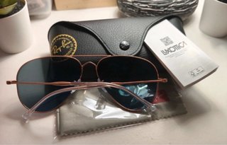 Gafas Ray-Ban Doradas Lentes Verdes
