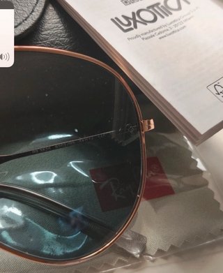 Gafas Ray-Ban Doradas Lentes Verdes
