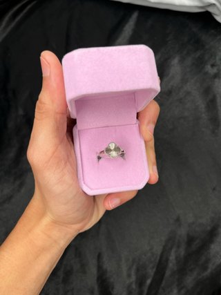 Anillo trebol en plata 925 italiana