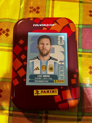Cromo Messi Mundial 2026 Panini