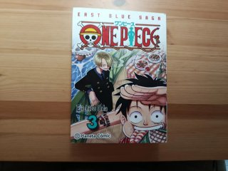 Manga tres en uno one piece volumen 1 , 2 y 3