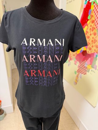 Camiseta Armani Exchange Negra