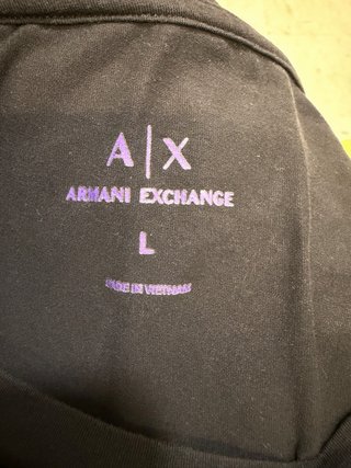 Camiseta Armani Exchange Negra