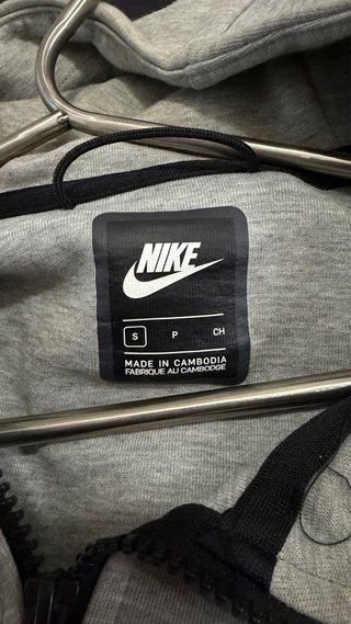 Nike tech Sudadera Nike Gris con Capucha