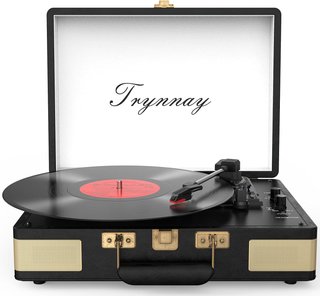 Trynnay tocadiscos portátil vinilo vintage