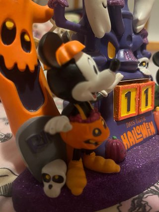 Calendario Halloween Mickey y Minnie Disney Store
