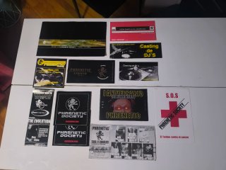 Lote de Flyers Phrenetic Society