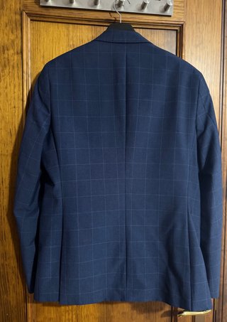 Traje azul marino Príncipe de Gales