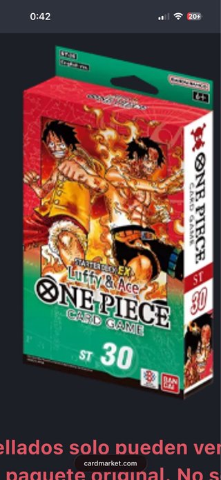 One Piece ST30 Starter Deck Luffy & Ace