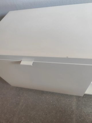 Mueble TV Ikea Blanco y Madera