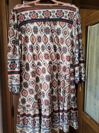 Vestido Springfield Estampado Talla XL