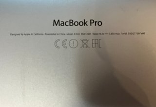 MacBook Pro Retina 13 2015 per parti