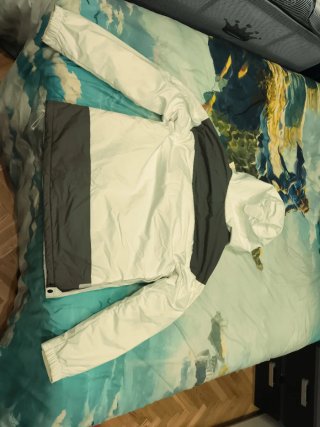 Cazadora Columbia Nieve Blanca y Gris