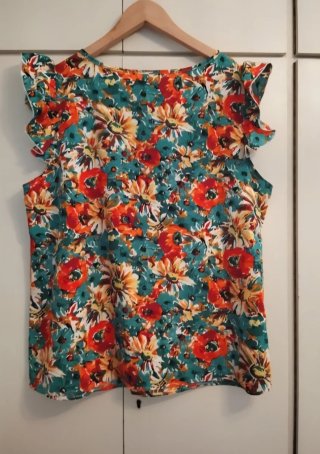 Camisa SHEIN flores 1XL