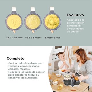 Babymoov Nutribaby(+) 6 en 1 2,2L gris