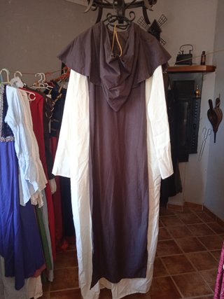 Traje Monje Medieval Talla L / Talla XL.