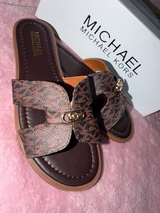 Sandalias Michael Kors Marrón y Dorado