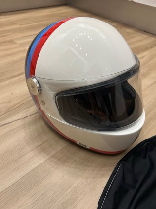 Casco Integral Moto Vintage NEXX Garage Blanco