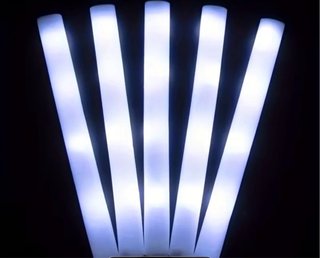 94 Palos luminosos blancos para bodas