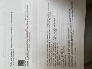 Física y química 3 ESO, Proyecto 5 etapas