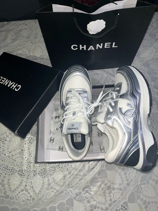 Chanel Runner Argento e Bianco