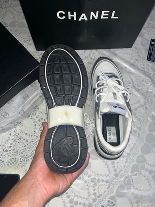 Chanel Runner Argento e Bianco