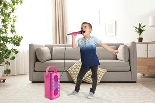 LEXIBOOK altavoz bluetooth luz micrófono rosa